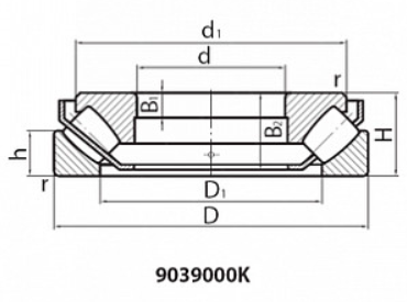 ЕПК 9039348K Подшипники #1